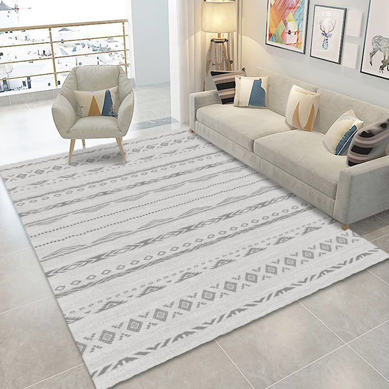 Colors Shabby Chic Rug Polyester Carpet Tribal Classicism Indoor Rug Non-Slip Backing for Living Room