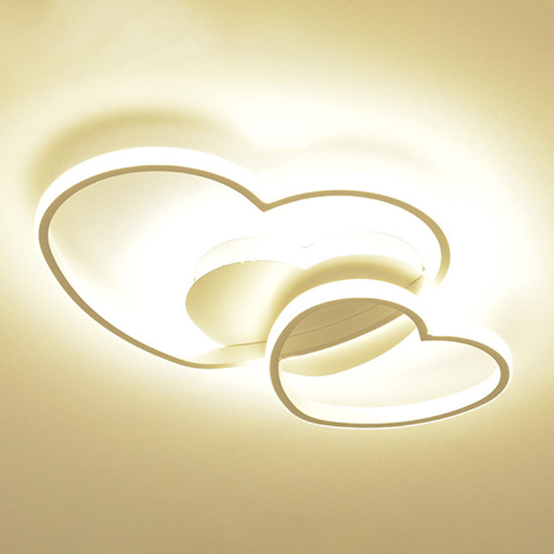 Hart plafond verlichte armatuur minimalistische stijl metalen led slaapkamer semi spoeling mount licht