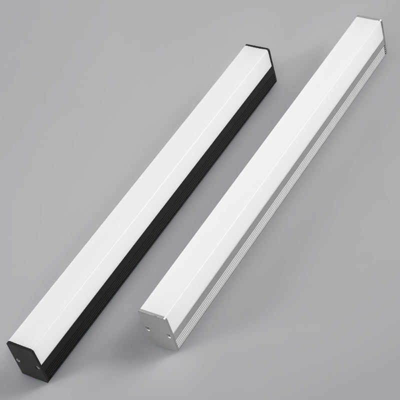 Modern Minimalist Style Linear Wall Mounted Vanity Lights Plastic Vanity Sconce for Bathroom