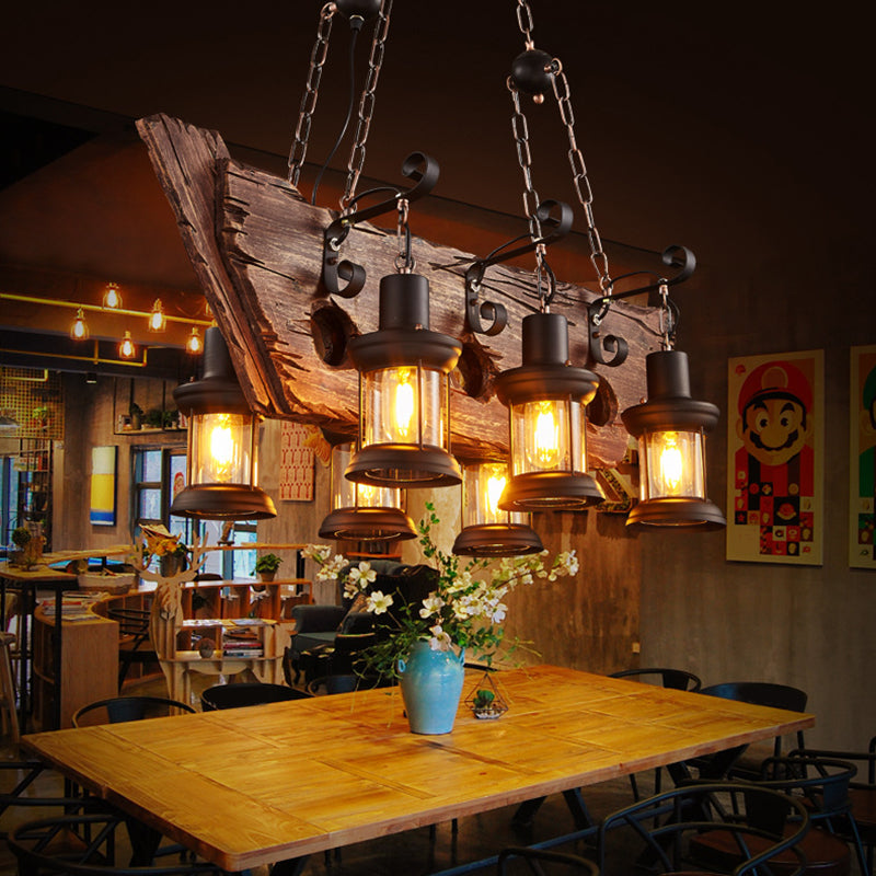 Industrial Ceiling Fixture Vintage Multi Light Pendant Bar Reataurant Light