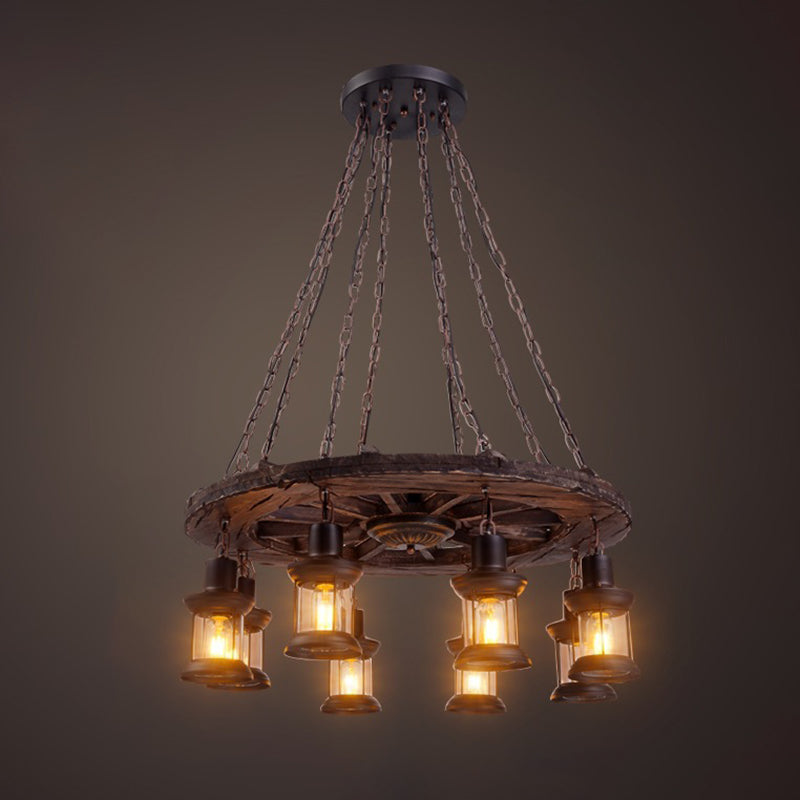 Industrial Ceiling Fixture Vintage Multi Light Pendant Bar Reataurant Light