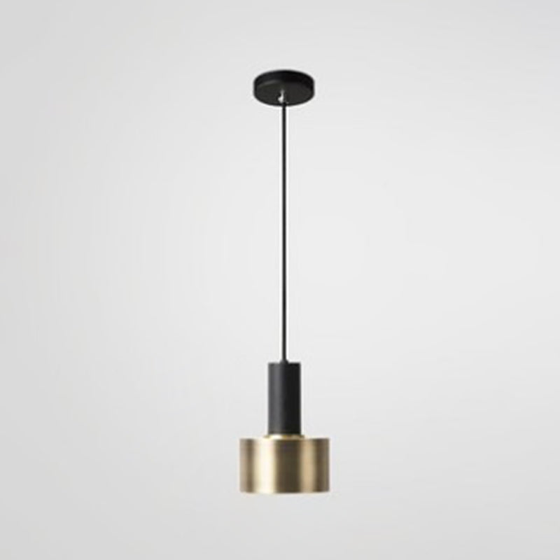 Lampada a sospensione a forma di torcia in ottone Pendente Postmodern Metal Hanging Light per sala da pranzo