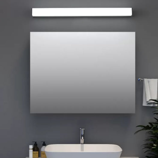 Modern Minimalist Style Linear Wall Mounted Vanity Lights Plastic Vanity Sconce for Bathroom