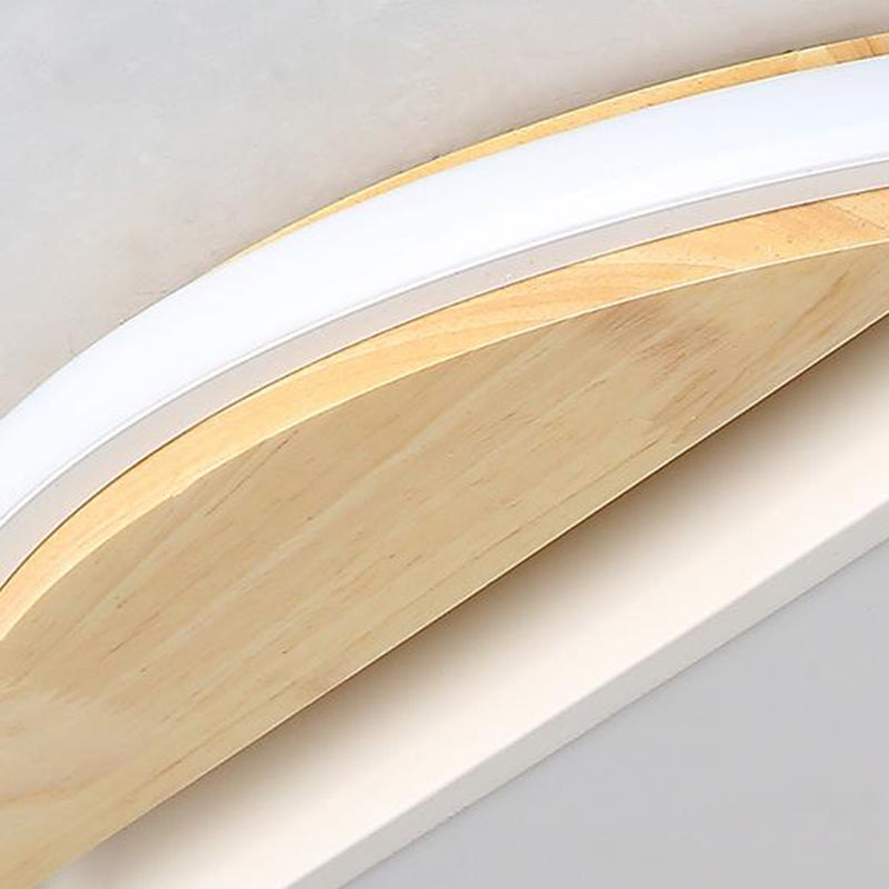 Modernismo circolare della luce di flusso acrilico 16,5 "Wide LED bianco soffitto fisso in bianco/3 luce di colore