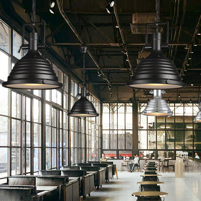 1-Light Swivel Joint Commercial Pendant Lighting Industrial Metal Pendant Light Kit for Living Room