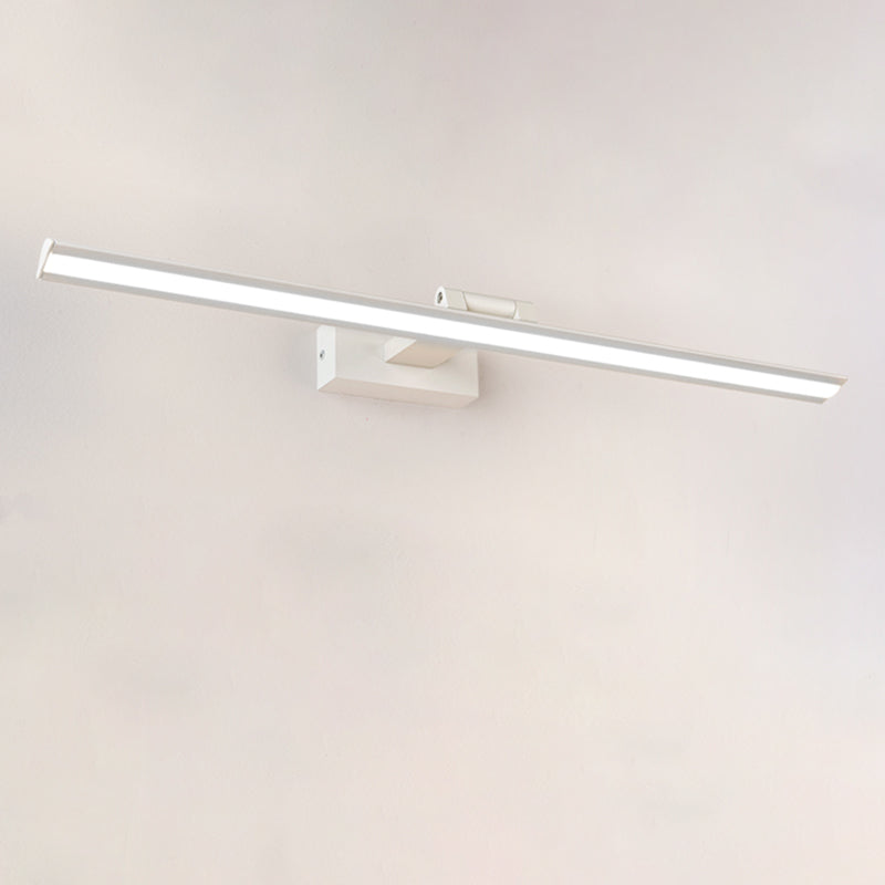 Moderner minimalistischer Stil Linearer Wand montiertes Waschtischlichter Aluminium 1 Licht Waschtisch Spiegellichter Lichter