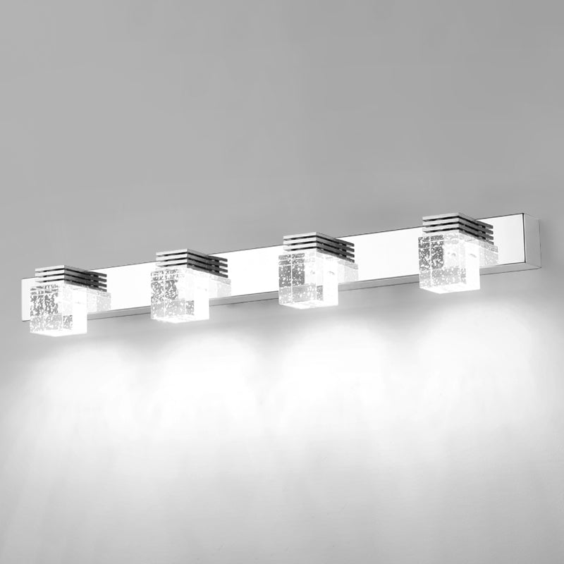 Luz de luz de pared de tocador de tocador cúbico moderno de estilo mínimo