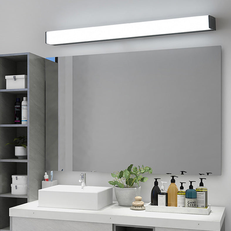 Modern Minimalist in stile Minimalista Rettangolo LED Vanity Freeputuri di vanità acrilica Sconce per bagno