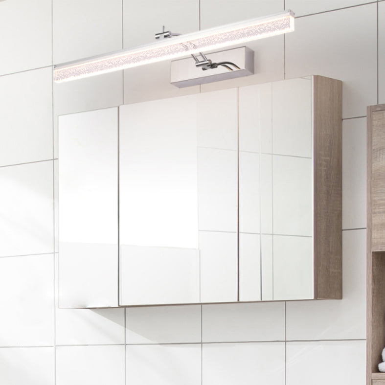 Moderner minimalistischer Stil stromlinienförmiges Wandmontage Waschtischlichter Metall Waschtisch für Toilette