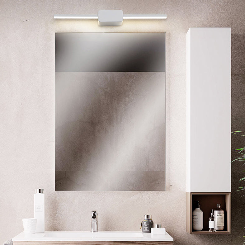 Modern Minimalist Style Linear Wall Mounted Vanity Lights Aluminum Vanity Lighting Ideas for Bathroom