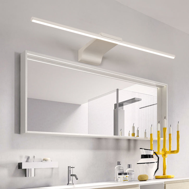 Modern Minimalist Style Linear Wall Mounted Vanity Lights Aluminum Vanity Wall Sconce for Bathroom