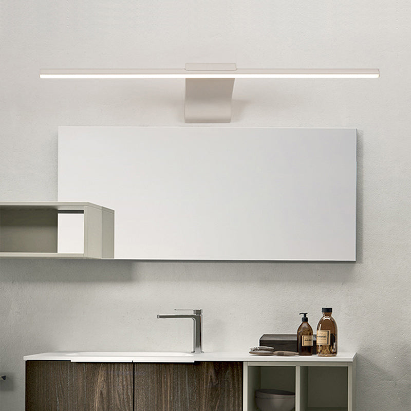 Modern Minimalist Style Linear Wall Mounted Vanity Lights Aluminum Vanity Wall Sconce for Bathroom