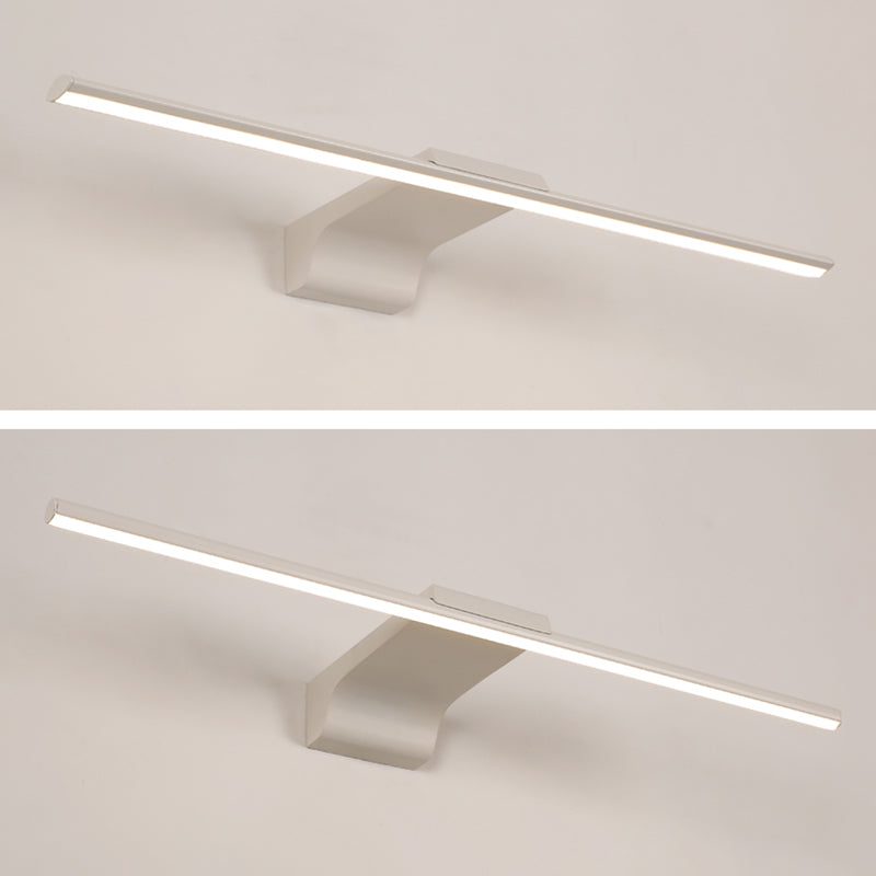 Modern Minimalist Style Linear Wall Mounted Vanity Lights Aluminum Vanity Wall Sconce for Bathroom