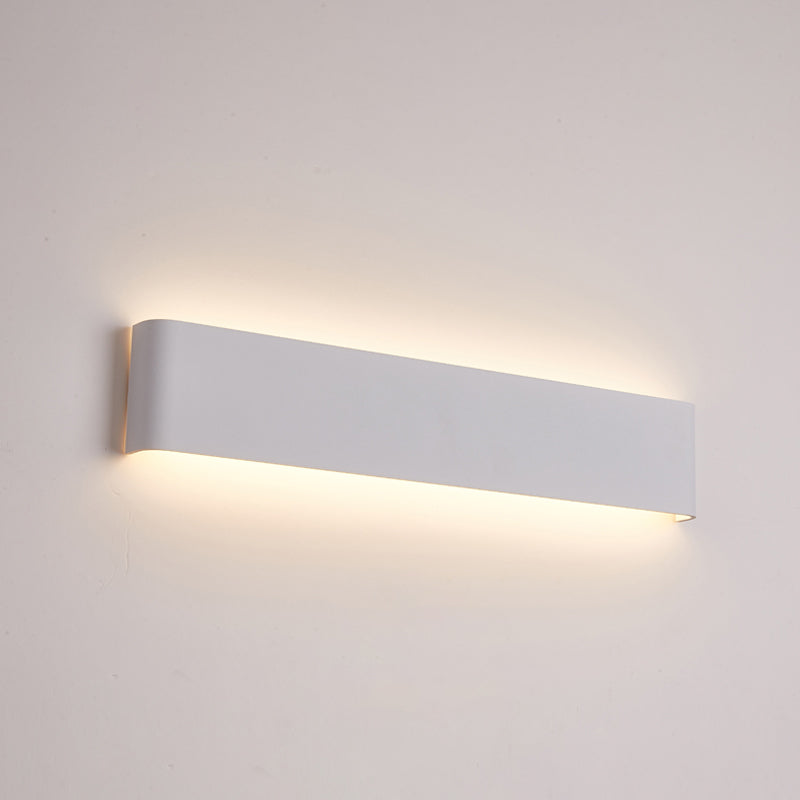 Modern Minimalist Rectangular Wall Mounted Vanity Lights Metal Vanity Wall Light Fixtures for Bathroom