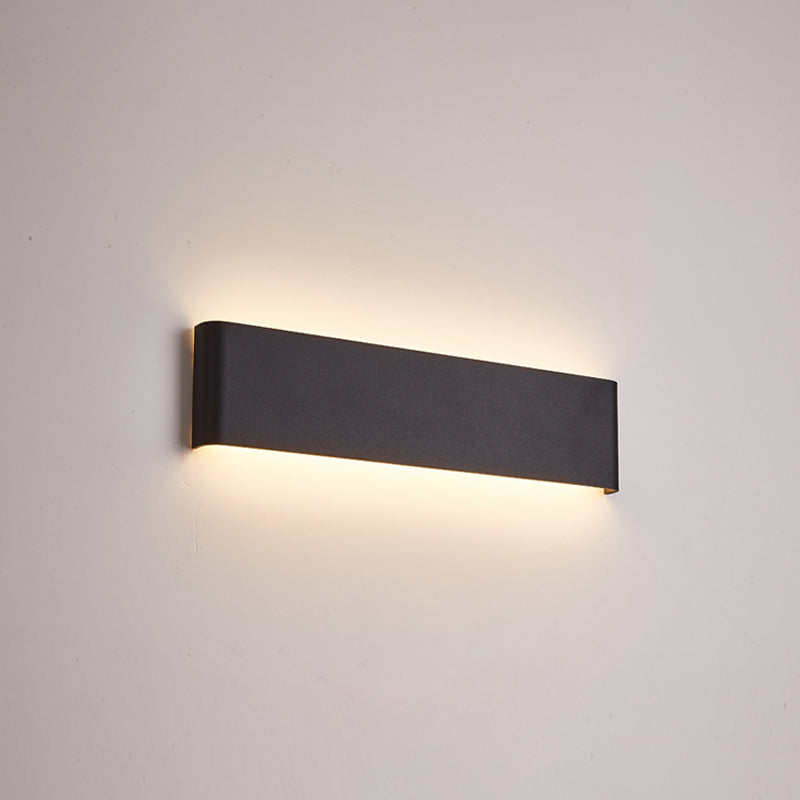 Modern Minimalist Rectangular Wall Mounted Vanity Lights Metal Vanity Wall Light Fixtures for Bathroom