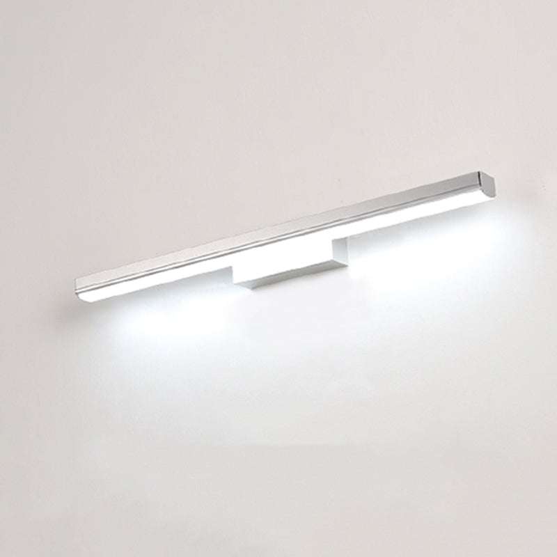 Luces de tocador de tocador cilíndrico de estilo minimalista moderno acrílico 1 lámpara de pared de tocador