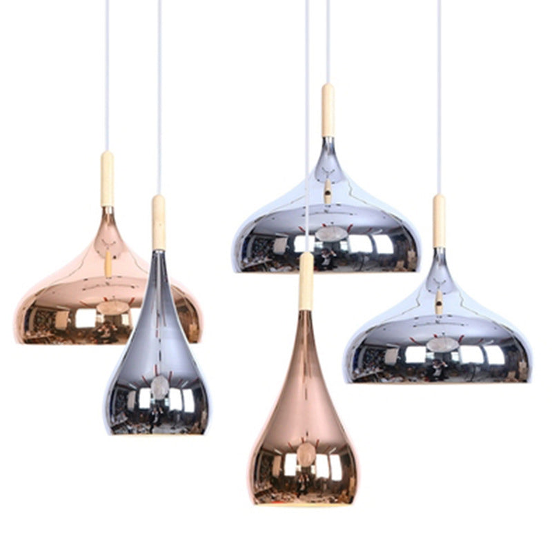 Droplet 1 Light Pendant Lightture Industrial Metal Metal suspension suspension pour le restaurant