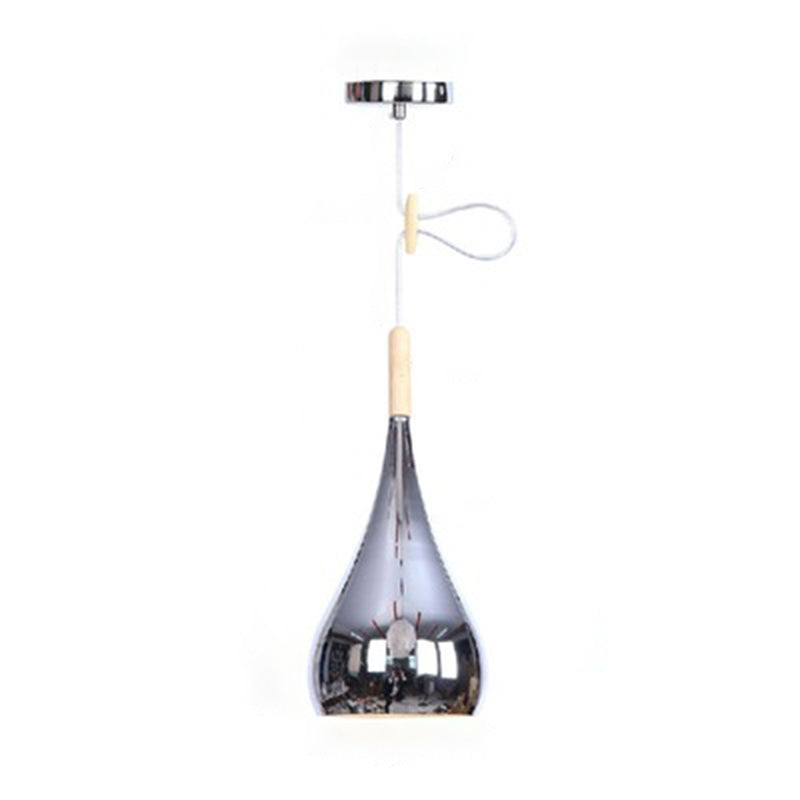 Droplet 1 Light Pendant Light Fixture Industrial Metal Hanging Pendant Lights for Restaurant