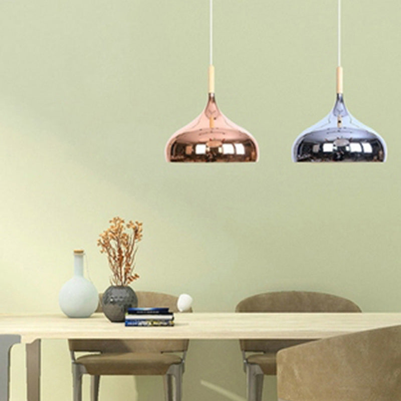 Droplet 1 Light Pendant Lightture Industrial Metal Metal suspension suspension pour le restaurant