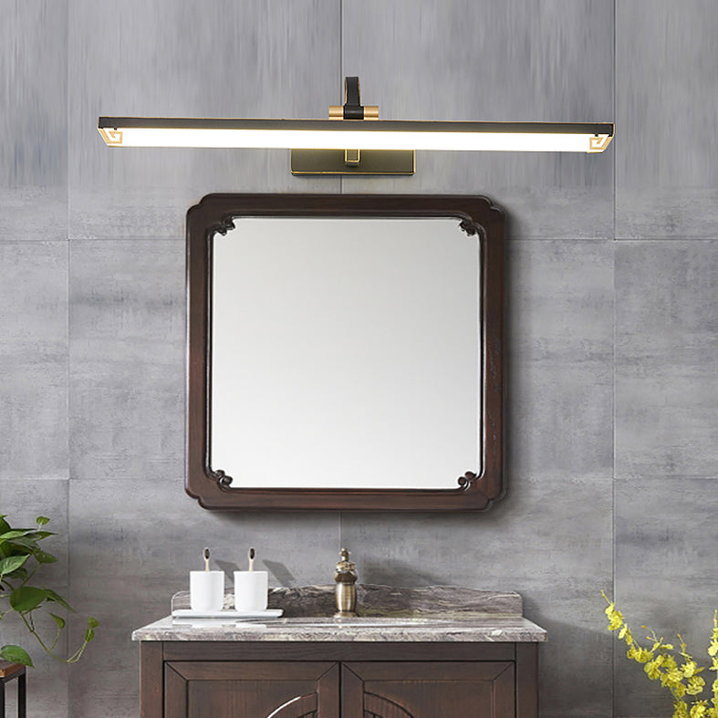 Modern Minimalist Style Streamlined Wall Mounted Vanity Lights Metal Vanity Lighting Fixtures for Bathroom