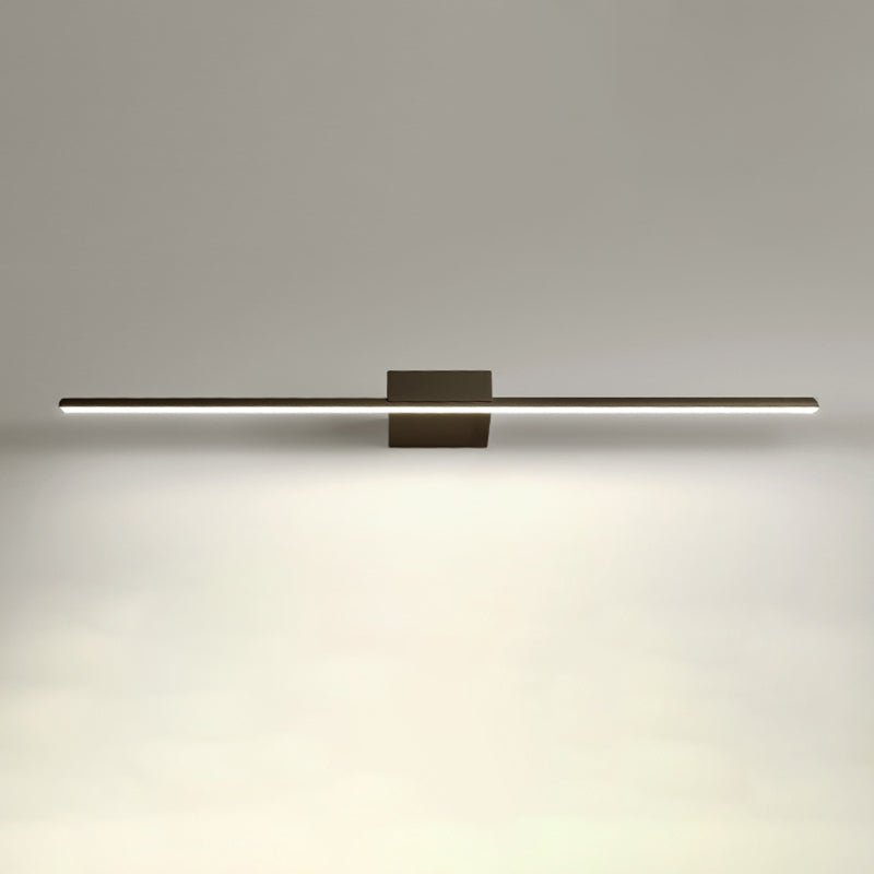 Modern Minimalist Linear Wall Mounted Vanity Lights Aluminum Vanity Wall Light Fixtures for Bathroom