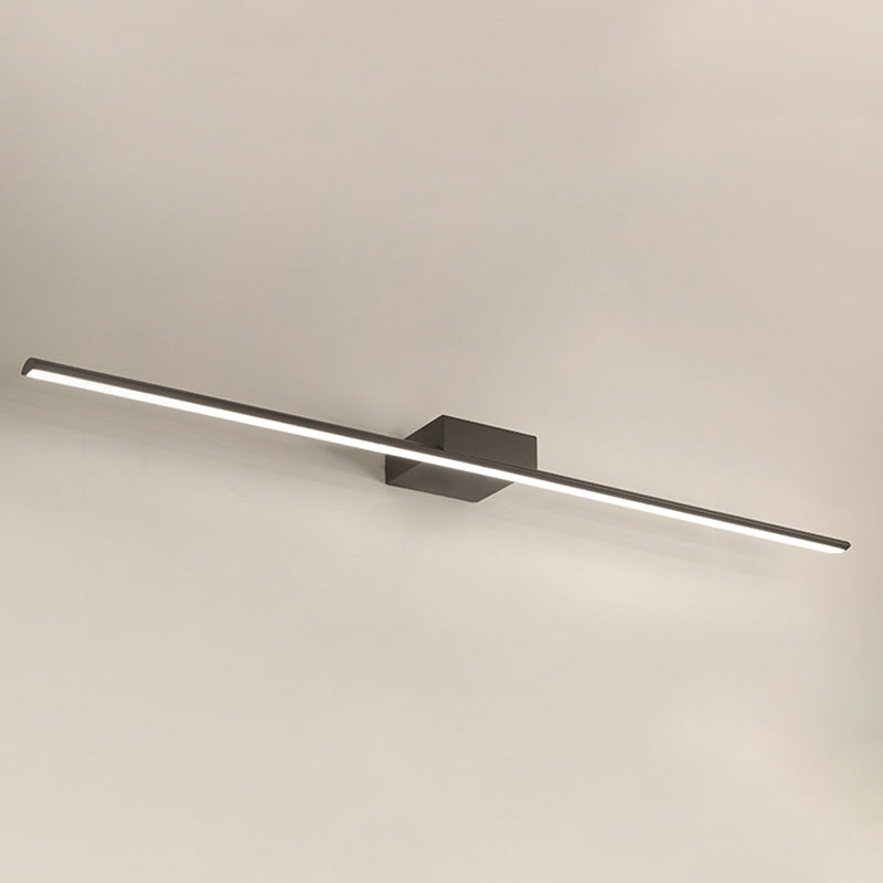 Modern Minimalist Linear Wall Mounted Vanity Lights Aluminum Vanity Wall Light Fixtures for Bathroom