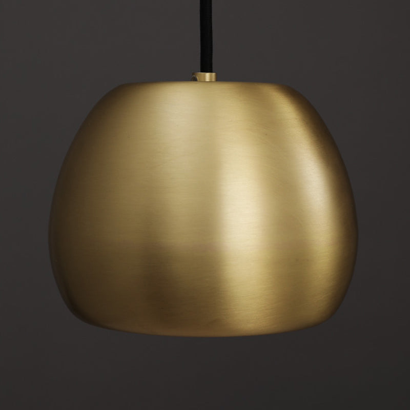 Metal Conical Ceiling Pendant Light Modern Style Suspension Pendant Light in Brass