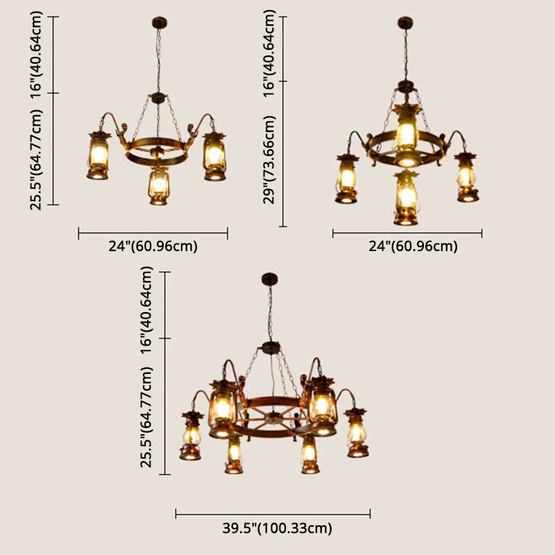 Industrielle Deckenleuchte Vintage Multi Light Pendell Bar Restaurant Light