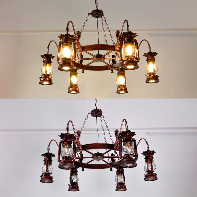 Industrielle Deckenleuchte Vintage Multi Light Pendell Bar Restaurant Light