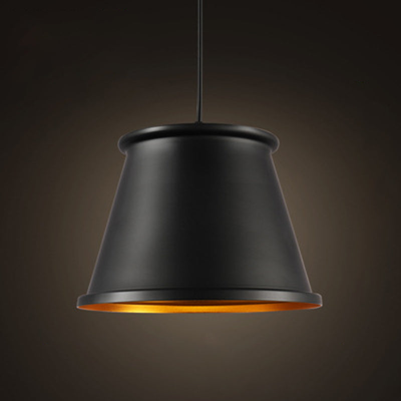 Metal Black Commercial Pendant Lighting Shaded Industrial Style Pendant Ceiling Light