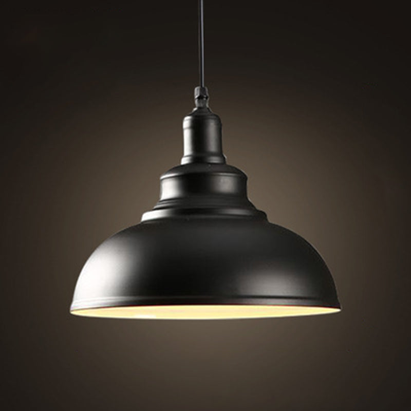 Metal Black Commercial Pendant Lighting Shaded Industrial Style Pendant Ceiling Light