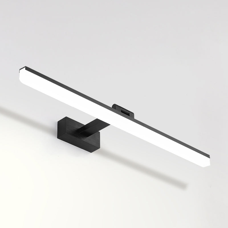 Modern Minimalist Style Elongated Wall Mounted Vanity Lights Aluminum Vanity Wall Light Fixtures for Bathroom