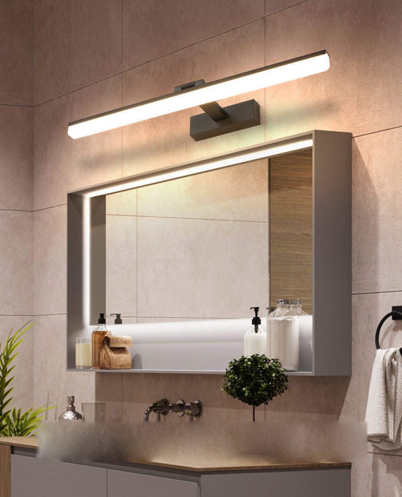 Modern Minimalist Style Elongated Wall Mounted Vanity Lights Aluminum Vanity Wall Light Fixtures for Bathroom