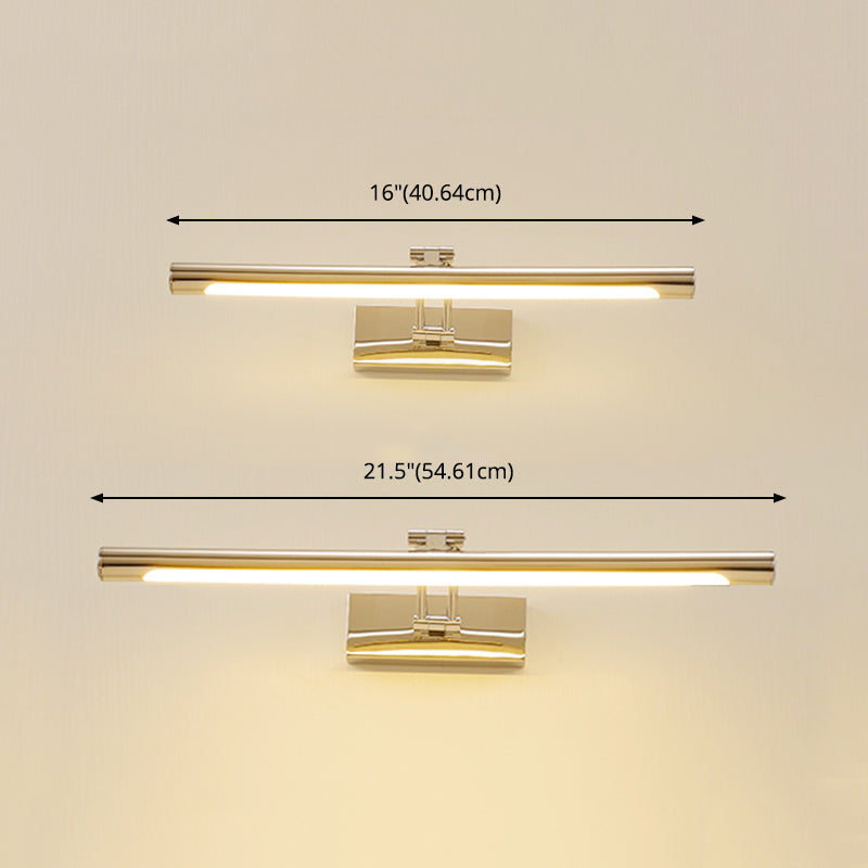 Modern Minimalist Style Cylinder Wall Mounted Light Fixture Metal Wall Mounted Lamps for Bathroom