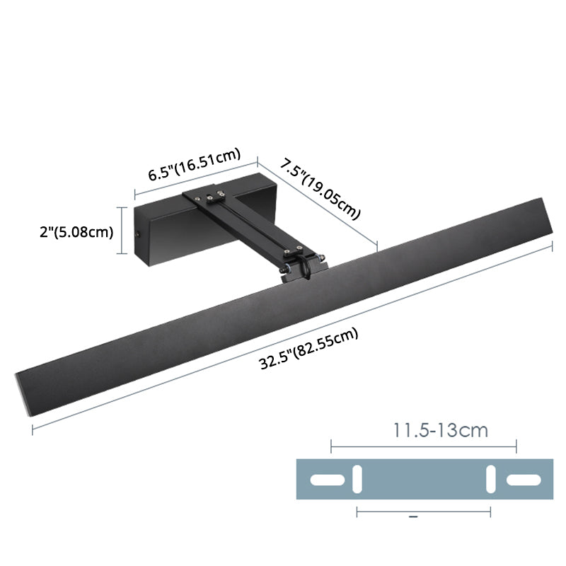 Luz de luz de pared de tocador de tocador de estilo minimalista moderno