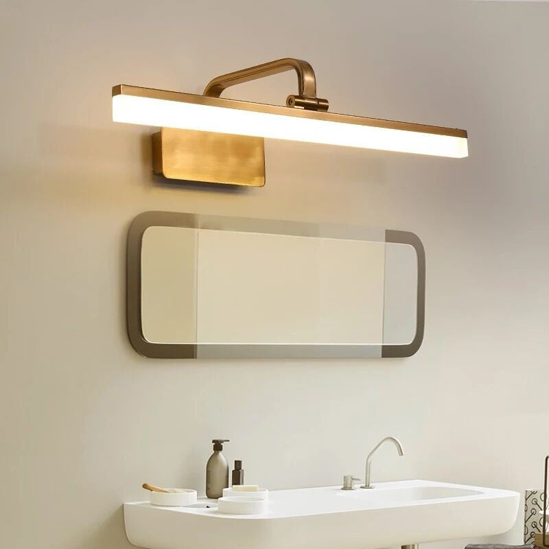 Modern Minimalist Style Streamlined Wall Mounted Light Fixture Zinc Alloy 1 Light Wall Mounted Vanity Lights