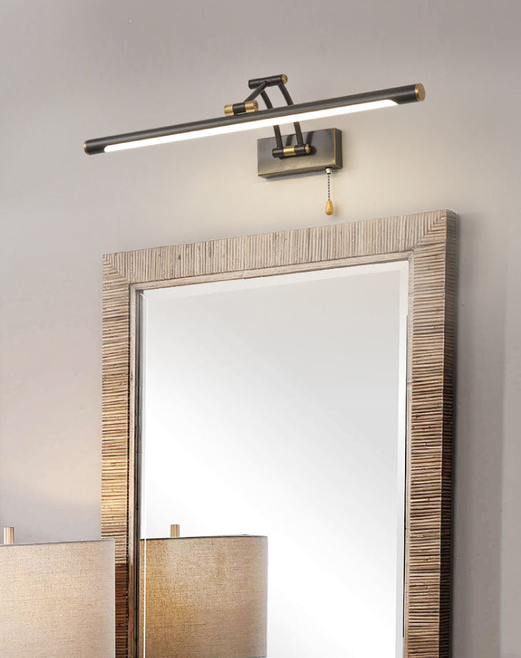 Moderna pared LED Spliquet Extendible Lámpara de pared Mirror Lucinadora de baño de inodoro Iluminación