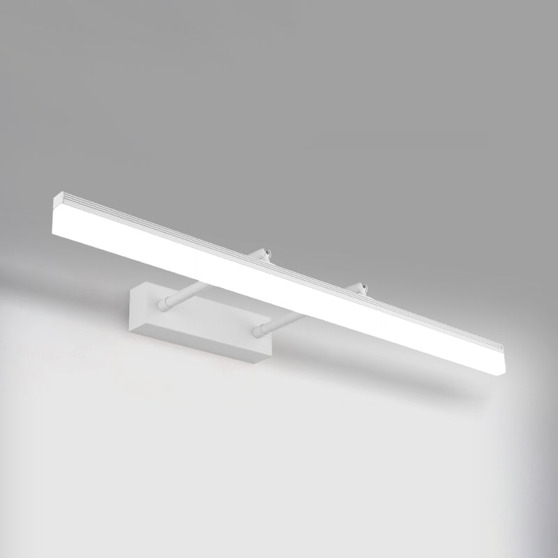 Simplicidad Luces de espejo de tocador alargado Luz de pared metálica Fixros para el baño