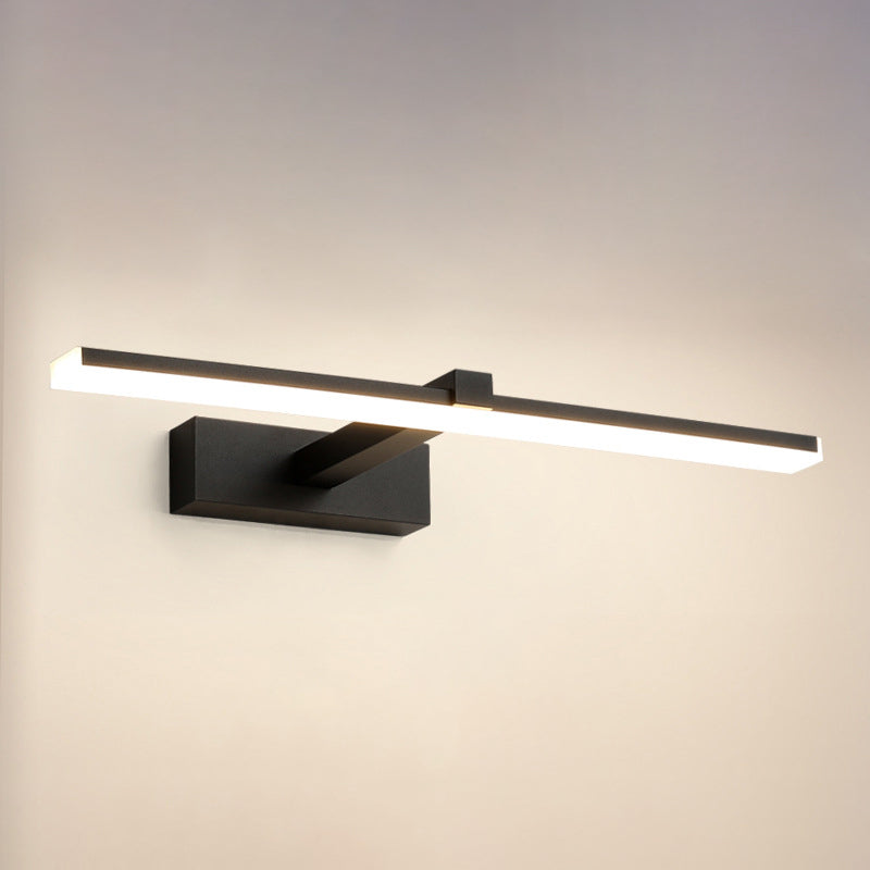 Linear Vanity Wall Lights Vintage Modern Simplicity Plastic Wall Sconce for Bathroom