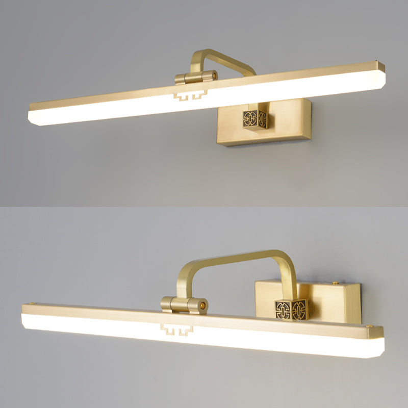 Moderno stile minimalista a semplificare la lampada montata a parete con il bagno