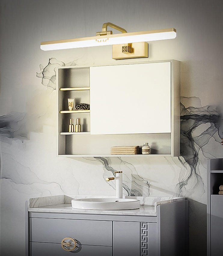 Moderno stile minimalista a semplificare la lampada montata a parete con il bagno