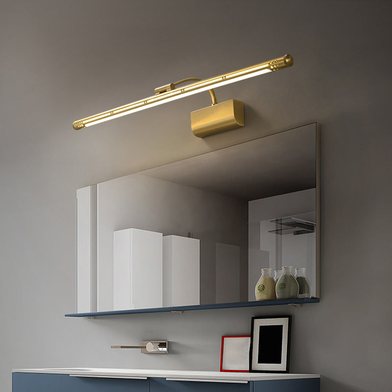 Dunne lijn metalen wandverlichting armaturen Moderne wandgemonteerde lamp voor slaapkamer