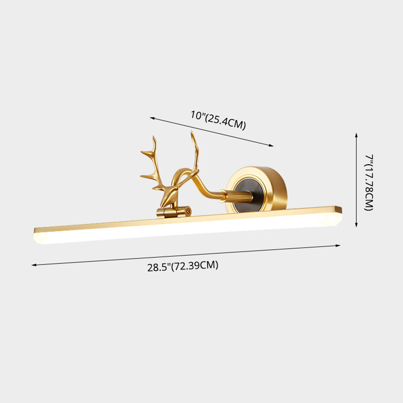 Luz de luz de inodoro LED de pared de pared moderna ajustable