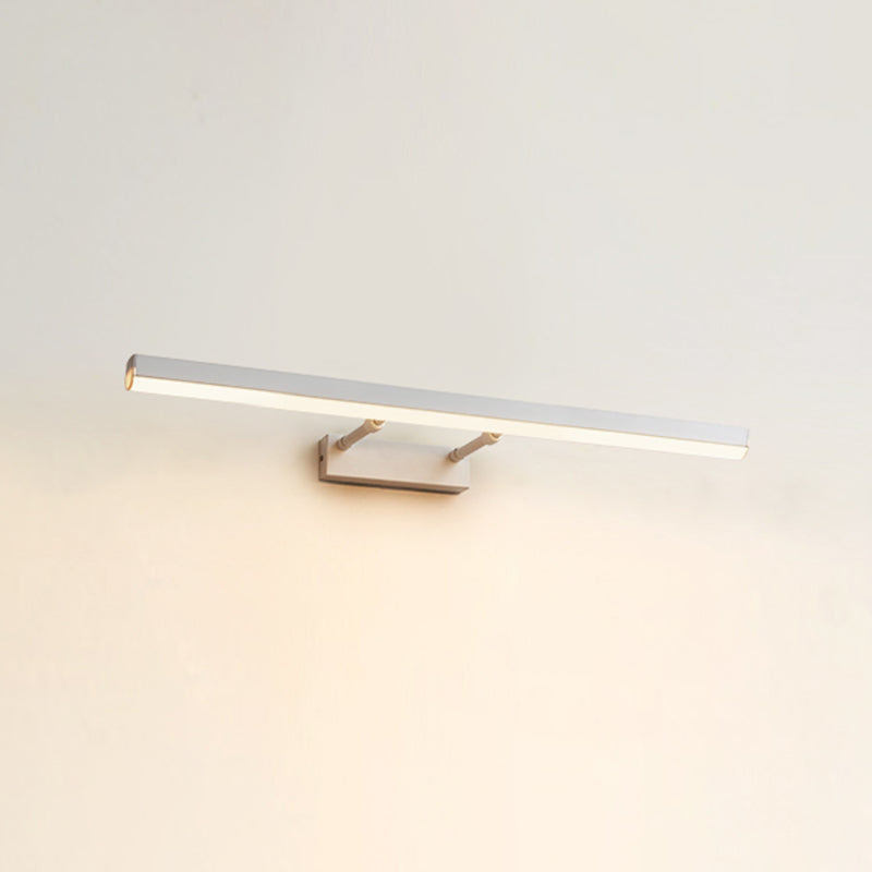 Modern Minimalist Style Streamlined Vanity Wall Sconce Aluminum Wall Sconce Lighting for Bathroom