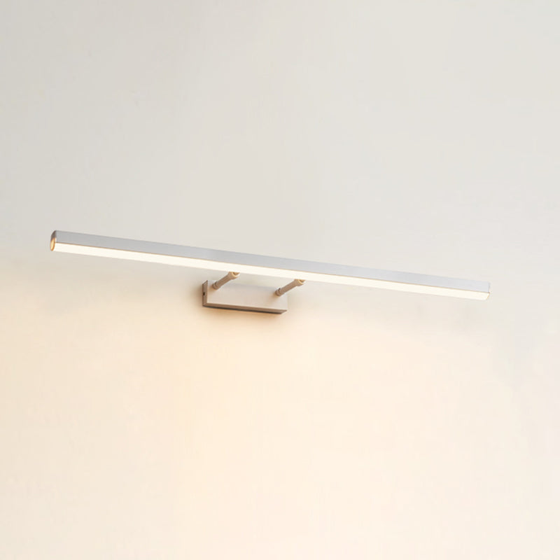 Modern Minimalist Style Streamlined Vanity Wall Sconce Aluminum Wall Sconce Lighting for Bathroom