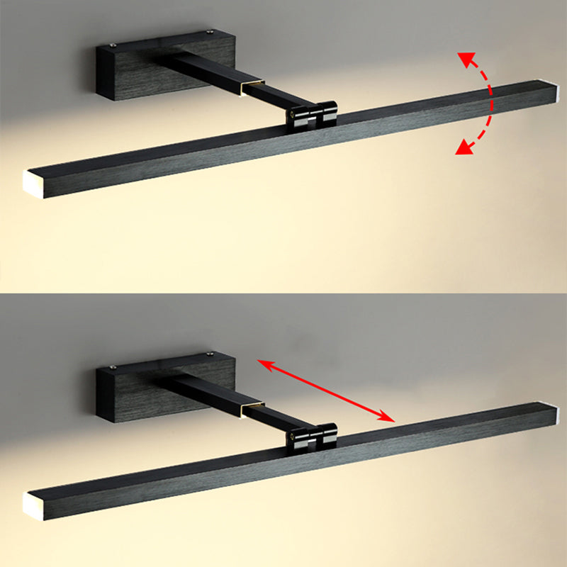 Luz de luz de inodoro LED de pared de pared moderna ajustable