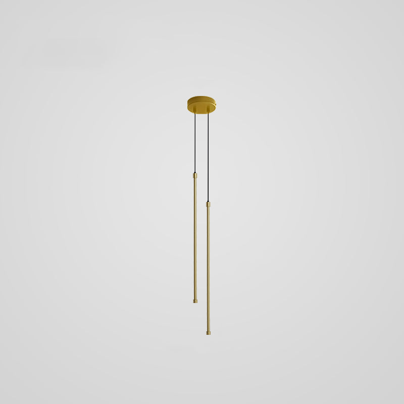 Style minimaliste moderne linéaire suspension suspendue