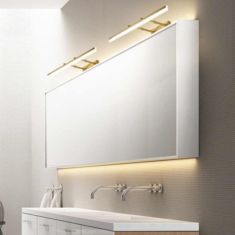 Linear Metal Led Bathroom Vanity Lights Modern Led Vanity Light Fixtures for Bathroom