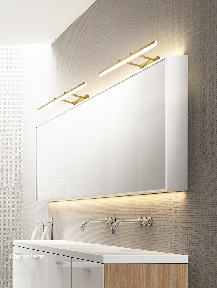 Linear Metal Led Bathroom Vanity Lights Modern Led Vanity Light Fixtures for Bathroom