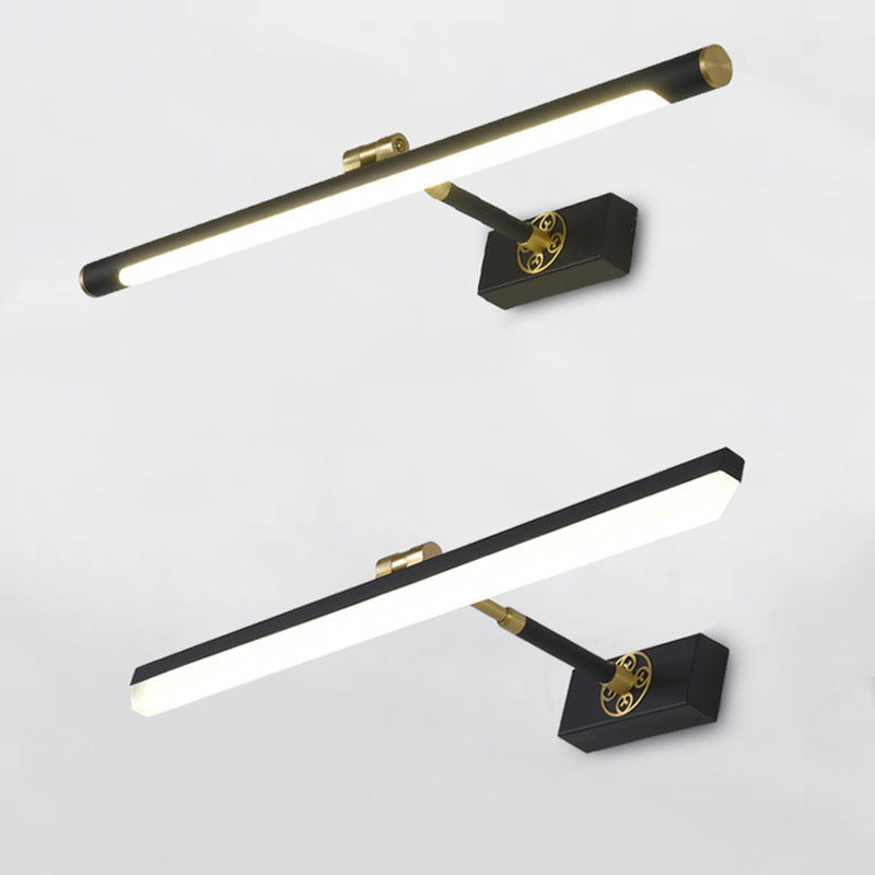 Modern Simplicity Elongated Vanity Light Fixture Acrylic Wall Lighting Fixtures for Bathroom